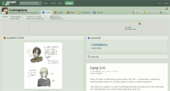 Desktop Screenshot of cookingmama.deviantart.com
