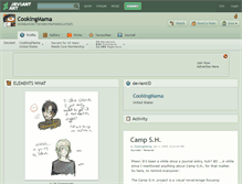 Tablet Screenshot of cookingmama.deviantart.com