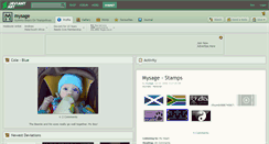 Desktop Screenshot of mysage.deviantart.com