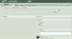Desktop Screenshot of fluidcue.deviantart.com