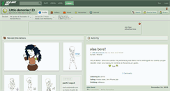 Desktop Screenshot of little-demoniac123.deviantart.com