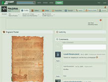 Tablet Screenshot of naujokas.deviantart.com