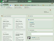 Tablet Screenshot of iwoenai.deviantart.com