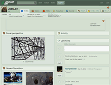 Tablet Screenshot of joanlee.deviantart.com