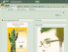 Tablet Screenshot of nikmb.deviantart.com