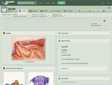 Tablet Screenshot of jawjie.deviantart.com