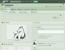 Tablet Screenshot of fezdastanza.deviantart.com