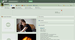 Desktop Screenshot of misterg1.deviantart.com