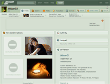 Tablet Screenshot of misterg1.deviantart.com