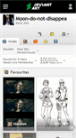 Mobile Screenshot of moon-do-not-disappea.deviantart.com