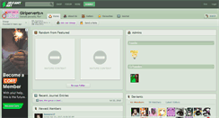 Desktop Screenshot of girlperverts.deviantart.com