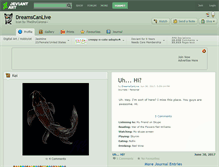 Tablet Screenshot of dreamscanlive.deviantart.com