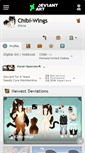 Mobile Screenshot of chibi-wings.deviantart.com