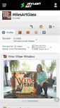 Mobile Screenshot of milesartglass.deviantart.com