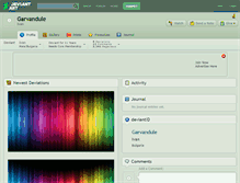 Tablet Screenshot of garvandule.deviantart.com