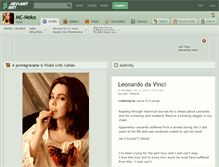 Tablet Screenshot of mc-neko.deviantart.com