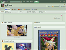 Tablet Screenshot of ichibi-chan.deviantart.com