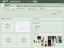 Tablet Screenshot of kinoros.deviantart.com