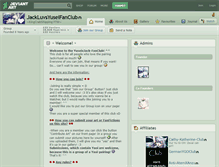 Tablet Screenshot of jackluvsyuseifanclub.deviantart.com