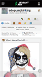 Mobile Screenshot of edwpumpkinking.deviantart.com