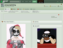 Tablet Screenshot of edwpumpkinking.deviantart.com