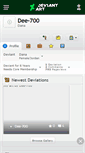 Mobile Screenshot of dee-700.deviantart.com
