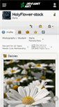 Mobile Screenshot of holyflower-stock.deviantart.com