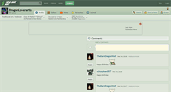 Desktop Screenshot of dragonloverartis.deviantart.com