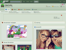 Tablet Screenshot of cute-twins.deviantart.com