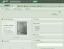 Tablet Screenshot of piojohn.deviantart.com
