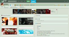 Desktop Screenshot of animelv.deviantart.com