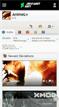 Mobile Screenshot of animelv.deviantart.com
