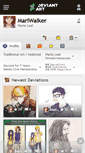 Mobile Screenshot of mariwalker.deviantart.com