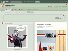 Tablet Screenshot of iskandarsalim.deviantart.com
