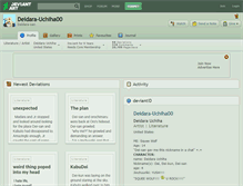 Tablet Screenshot of deidara-uchiha00.deviantart.com