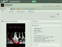 Tablet Screenshot of danishsaeed.deviantart.com