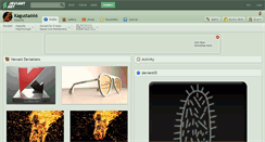 Desktop Screenshot of kagusta666.deviantart.com