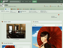 Tablet Screenshot of kiako.deviantart.com