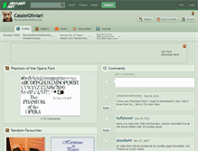 Tablet Screenshot of cassieloliviari.deviantart.com