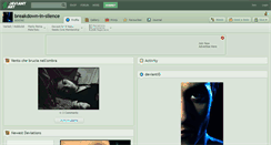 Desktop Screenshot of breakdown-in-silence.deviantart.com