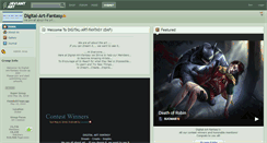 Desktop Screenshot of digital-art-fantasy.deviantart.com