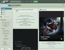 Tablet Screenshot of digital-art-fantasy.deviantart.com