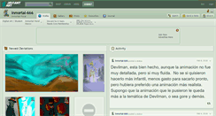 Desktop Screenshot of inmortal-666.deviantart.com