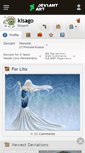 Mobile Screenshot of kisago.deviantart.com