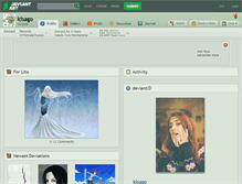 Tablet Screenshot of kisago.deviantart.com