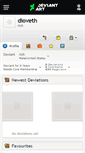 Mobile Screenshot of dioveth.deviantart.com