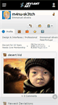 Mobile Screenshot of m4nu-sk3tch.deviantart.com
