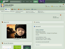 Tablet Screenshot of m4nu-sk3tch.deviantart.com