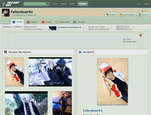 Tablet Screenshot of fallenmoon94.deviantart.com