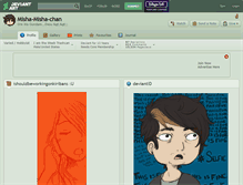 Tablet Screenshot of misha-misha-chan.deviantart.com